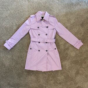 Adorable Banana Republic Lilac Trench Coat